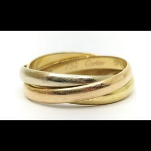 Cartier 18k trinity ring